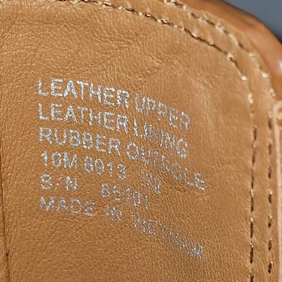 NEW Tory Burch Carson 70MM Ankle Boot Womens 10 Caramel Platform Heel Chelsea - Picture 15 of 16